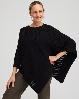 Knit Triangle Poncho