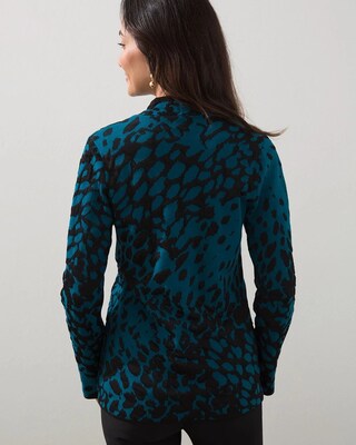 Jacquard Textured Cardigan
