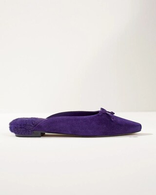Suede Ballet Slides