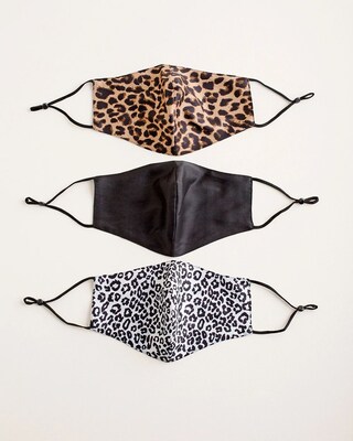 3 Pack of Non-Medical Face Coverings With Pouch