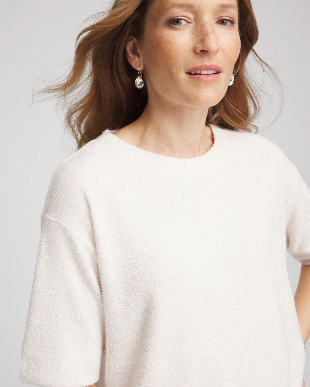 Cozy Crewneck Tee click to view larger image.