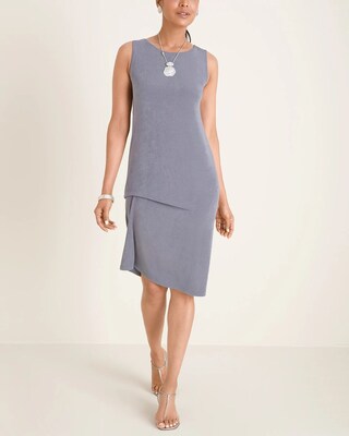 Travelers Collection Drape-Front Dress