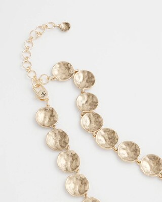 Round Disc Collar Necklace click to view larger image.
