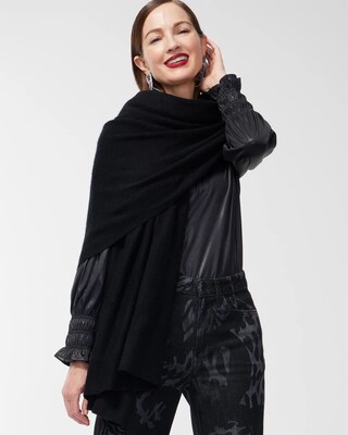 Black Cashmere Wrap