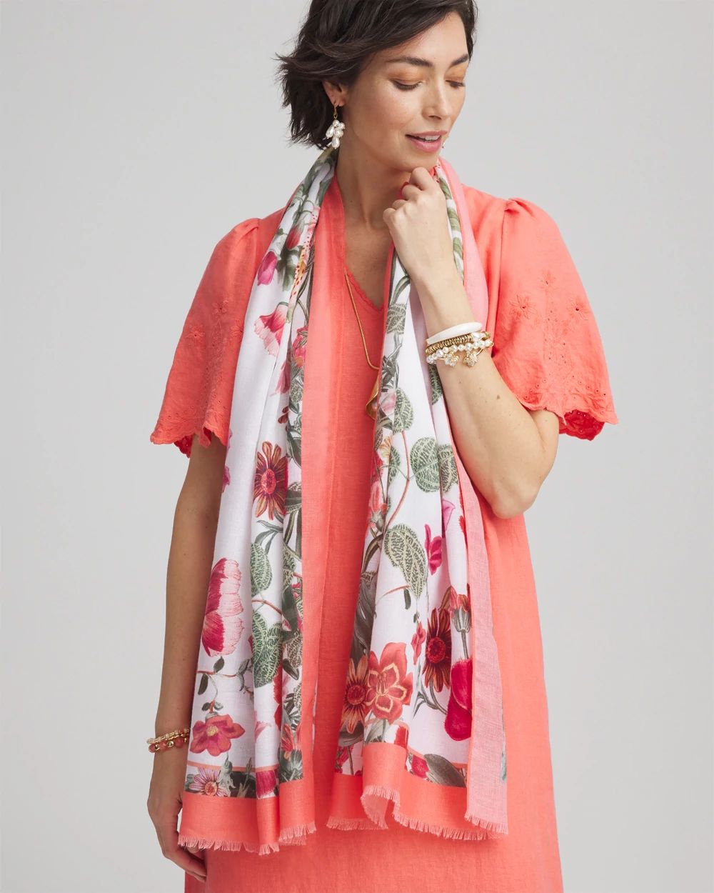 Wildflower Oblong Scarf