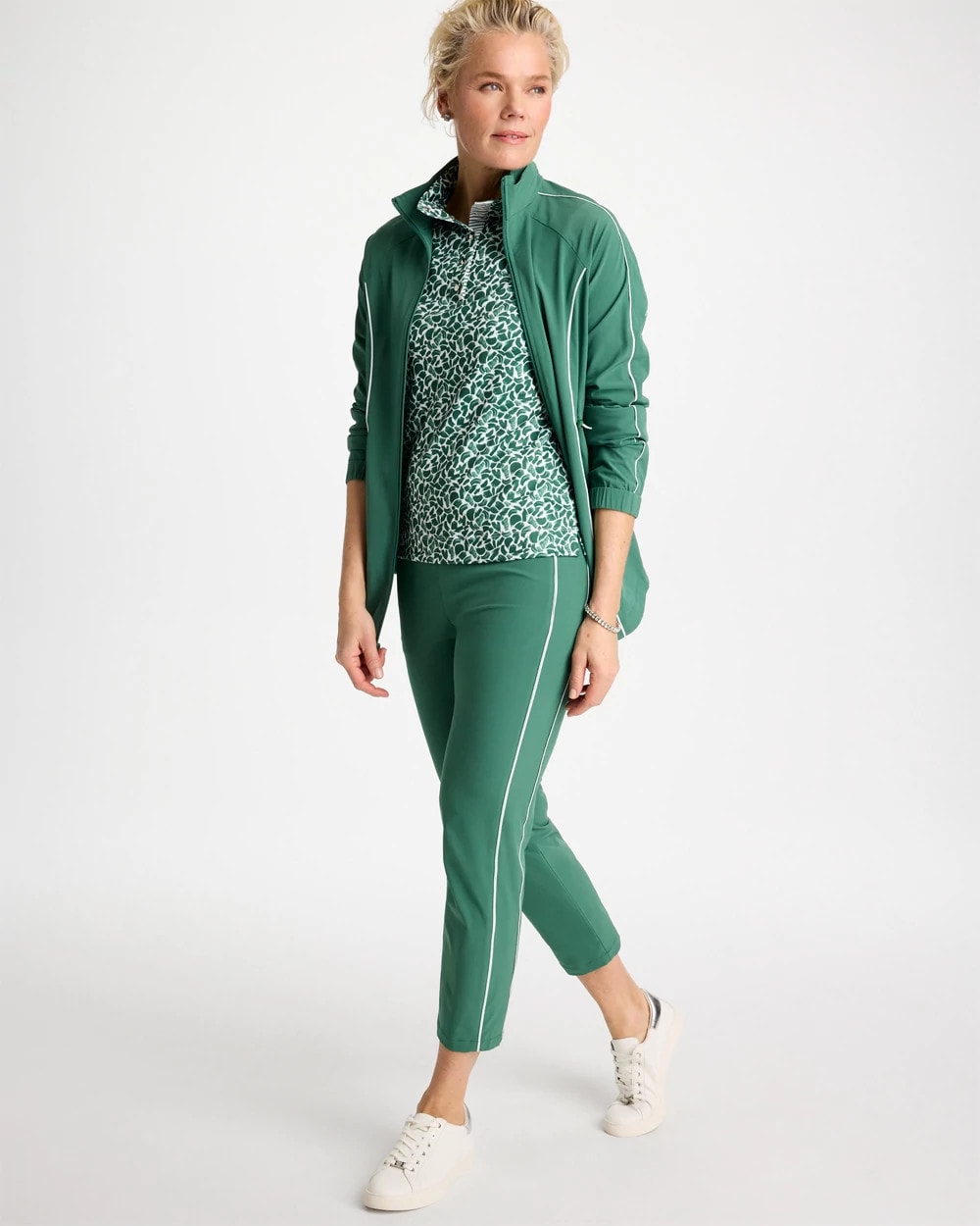 Zenergy® UPF Paint Snap Mockneck