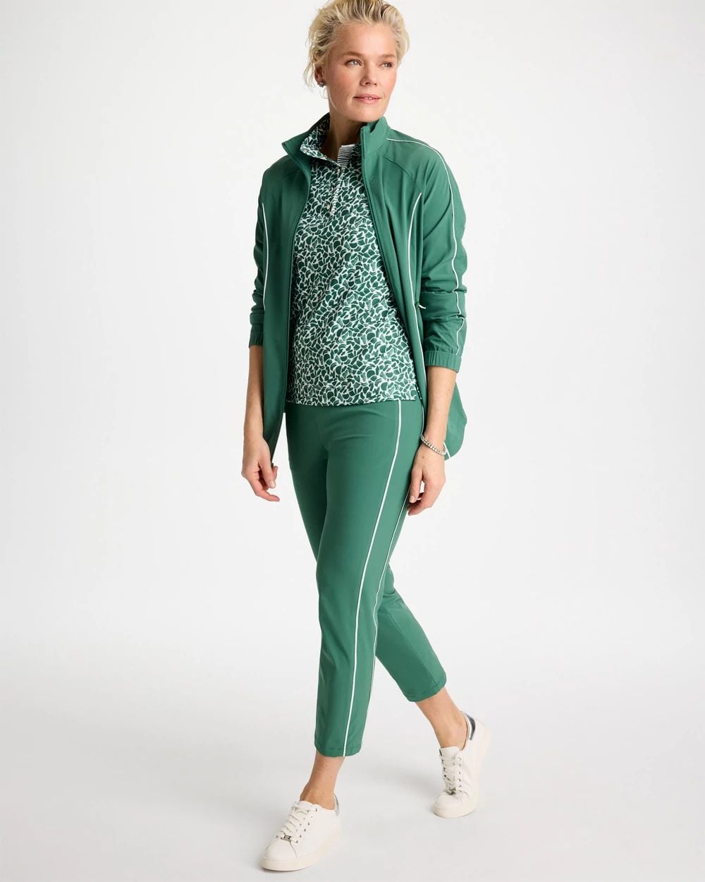 Zenergy® UPF Paint Snap Mockneck