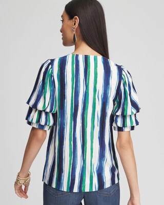 Gathered Sleeve Tee