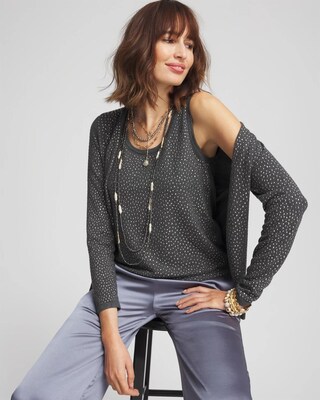 Embellished Sweater Tank