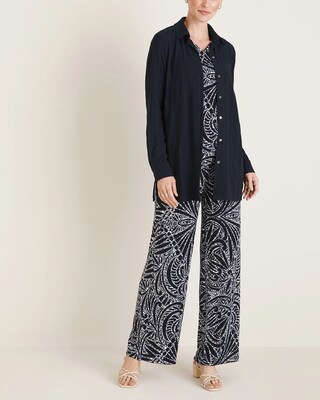 Travelers Collection Textured Shirt Jacket