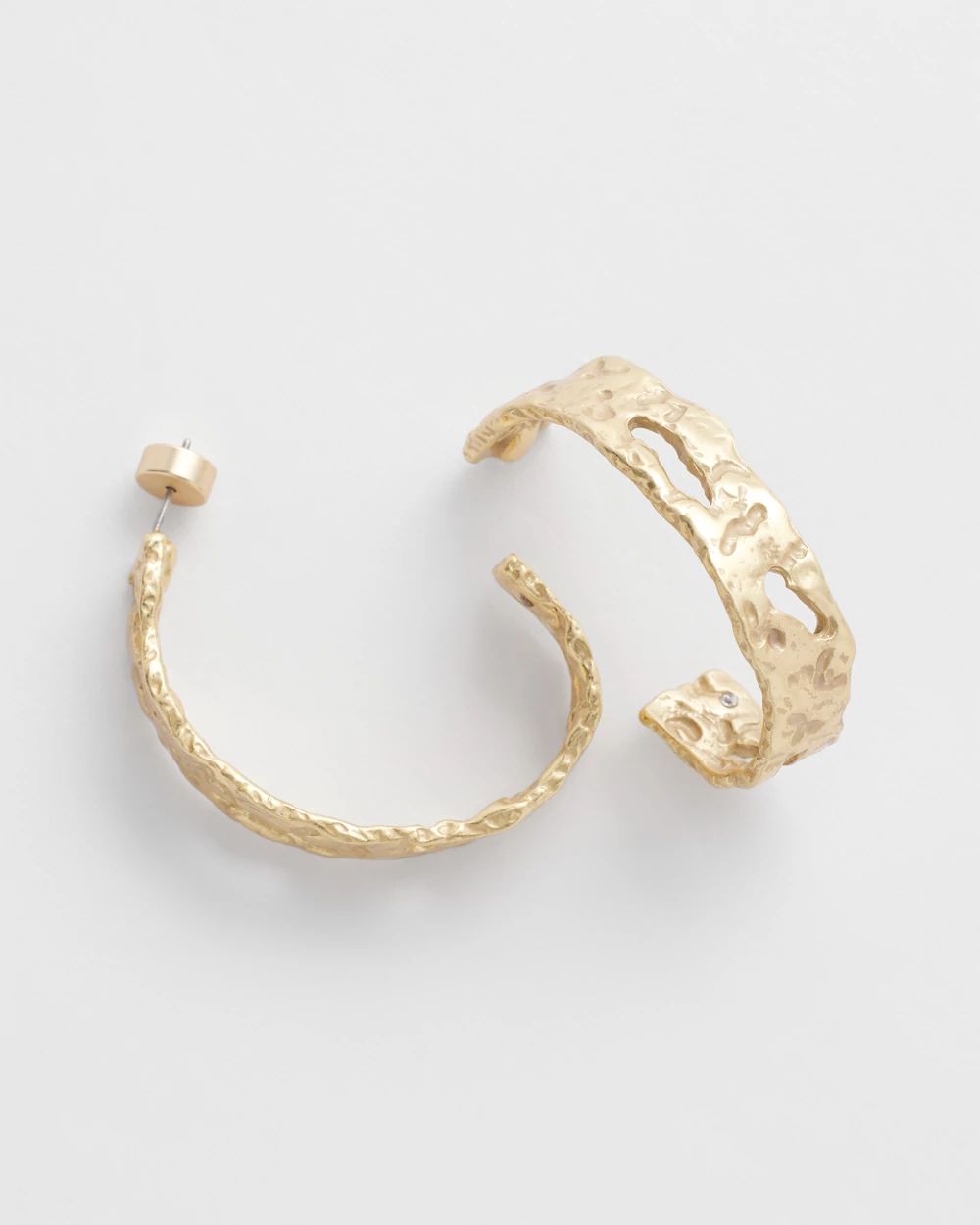 No Droop® Molten Hoop Earrings