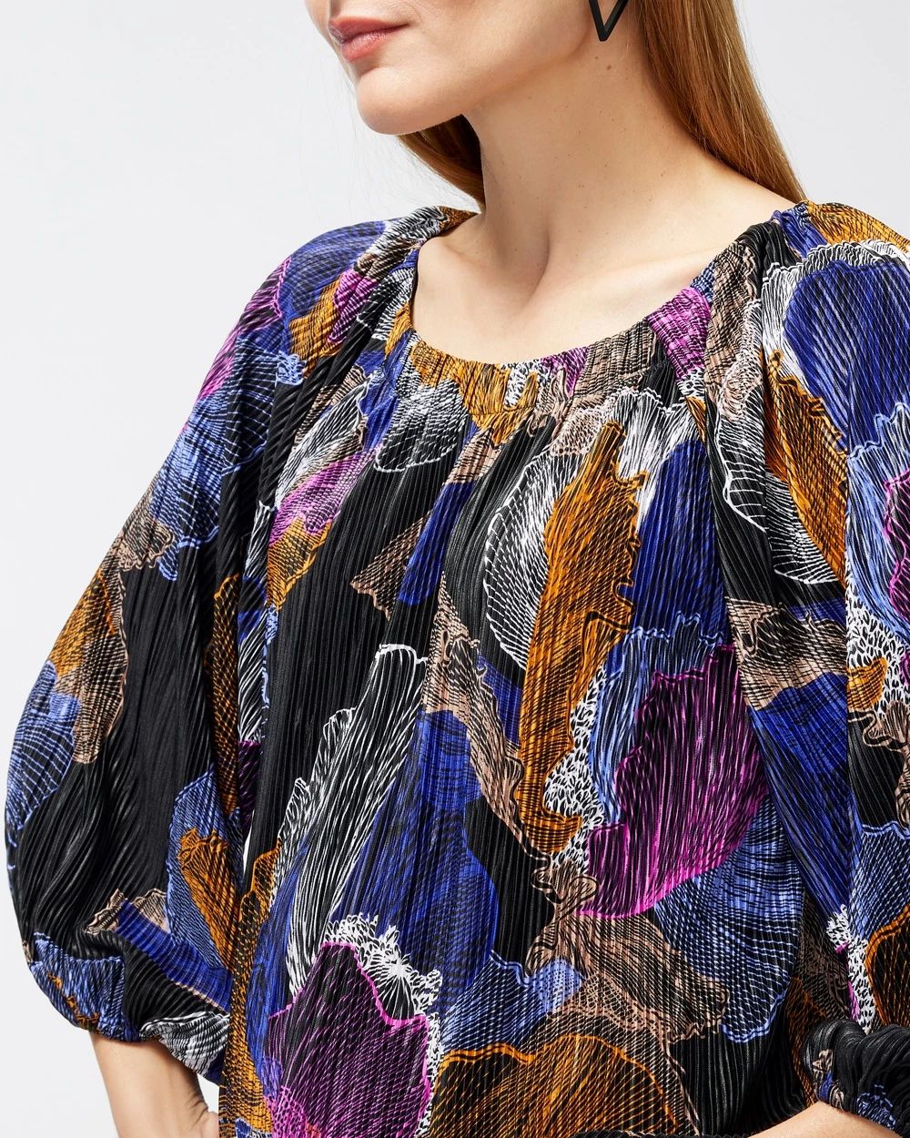 Shimmery Crinkle Tee