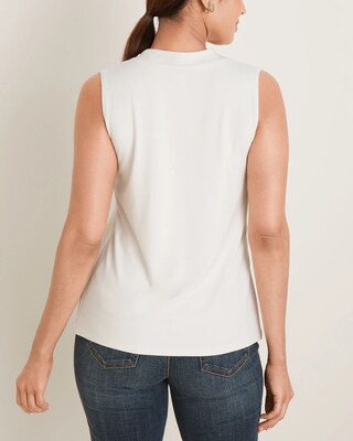 Sandwashed Deep V-Neck Tank