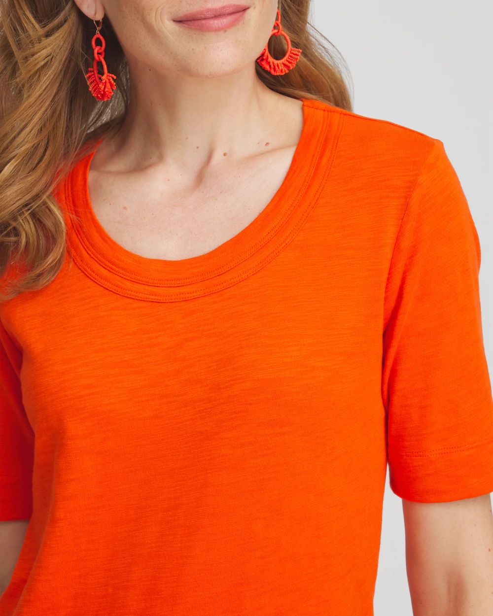 Scoop Neck Tee click to view larger image.