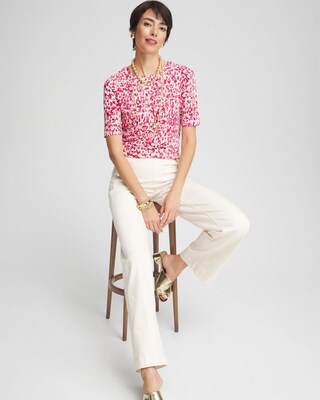 Touch of Cool™ Leopard Short Sleeve Tee