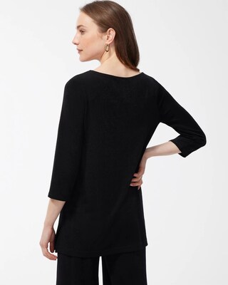 Travelers Placed Print Top