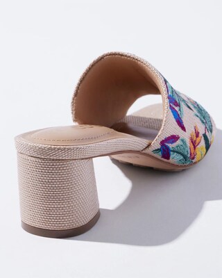 Embroidered Slides