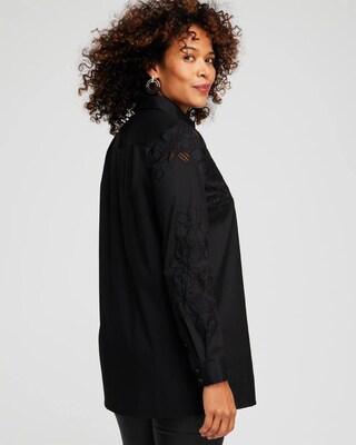 Poplin Lace Tunic