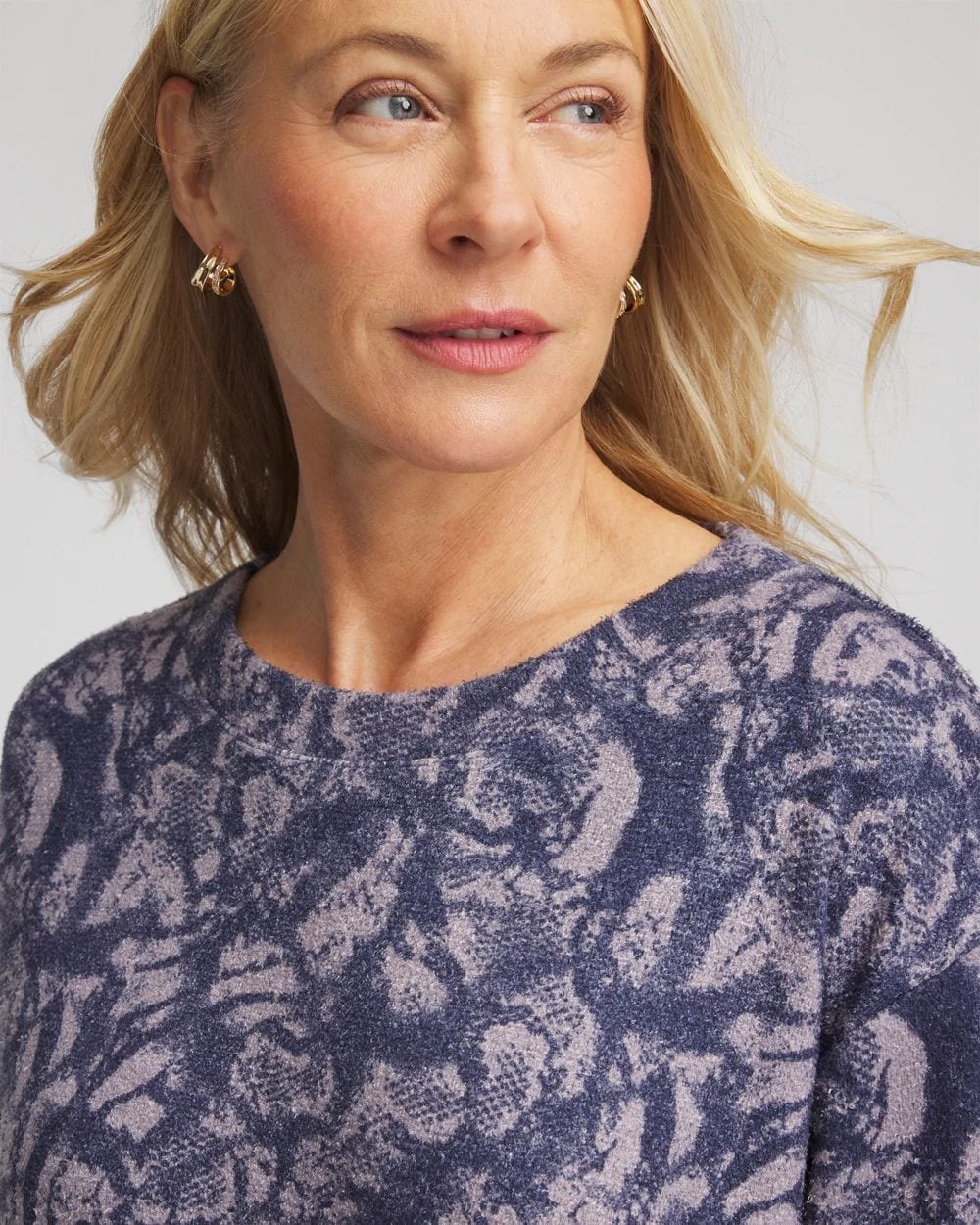 Animal Cozy Crewneck Tee click to view larger image.