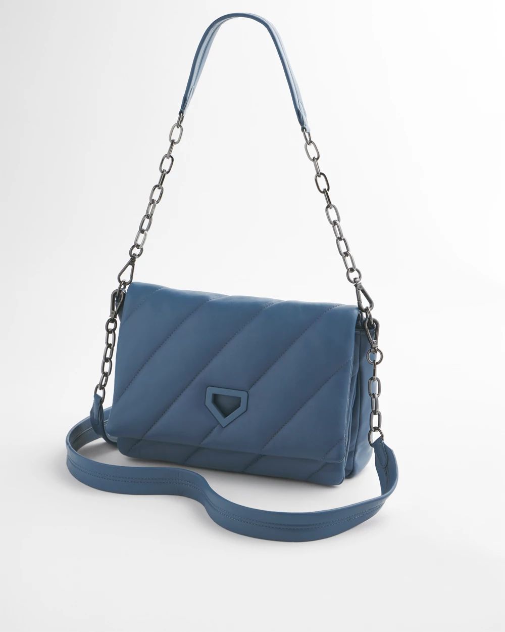 Blue Quilted Bag