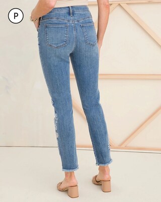 So Slimming Petite Embellished Jeans