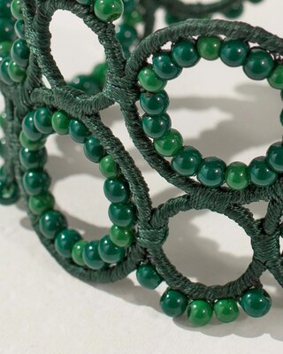 Green Cuff Bracelet