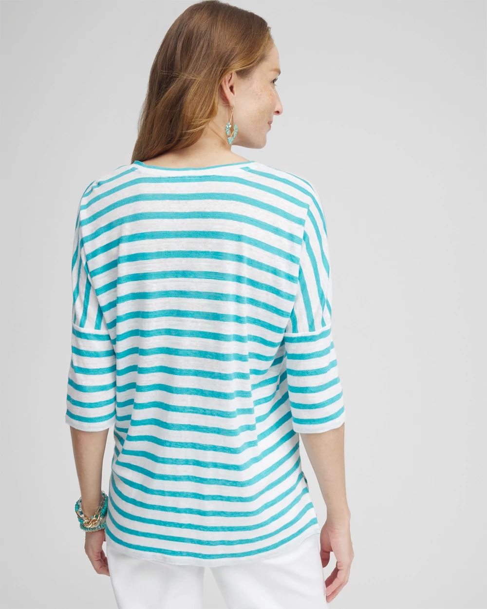 Linen Drop Shoulder Tunic
