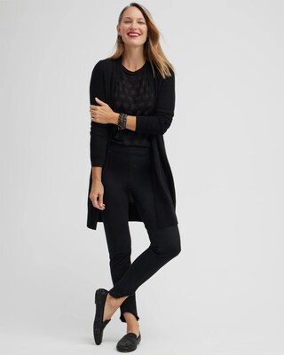 Touch of Cool Black Embellished Layering Tee