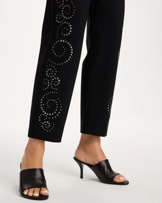 Juliet Embellished Tapered Ankle Pants click to view larger image.