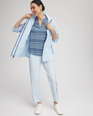 Zenergy® UPF Striped Polo click to view larger image.