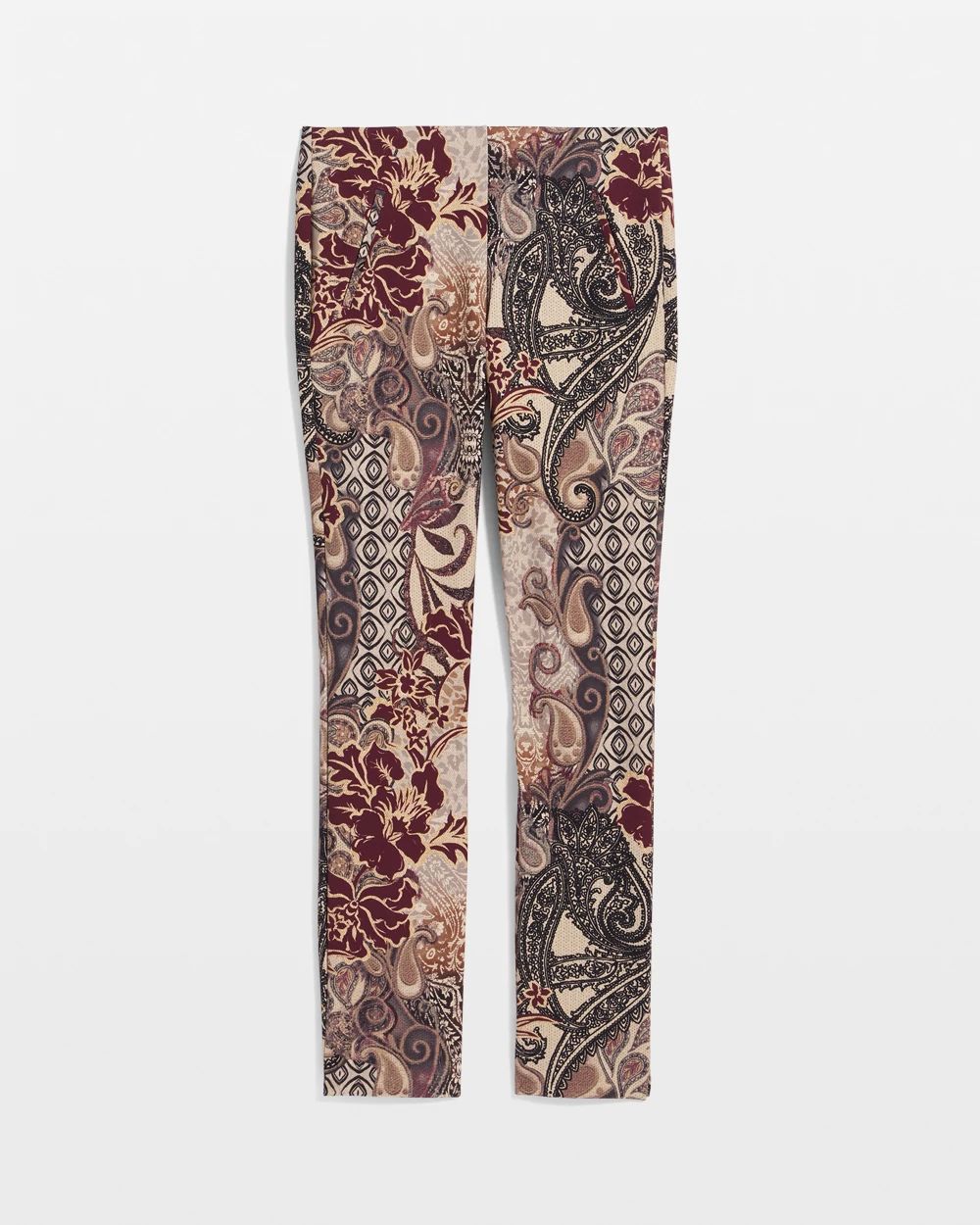 Artisan Patchwork Juliet Slim Ankle Pants