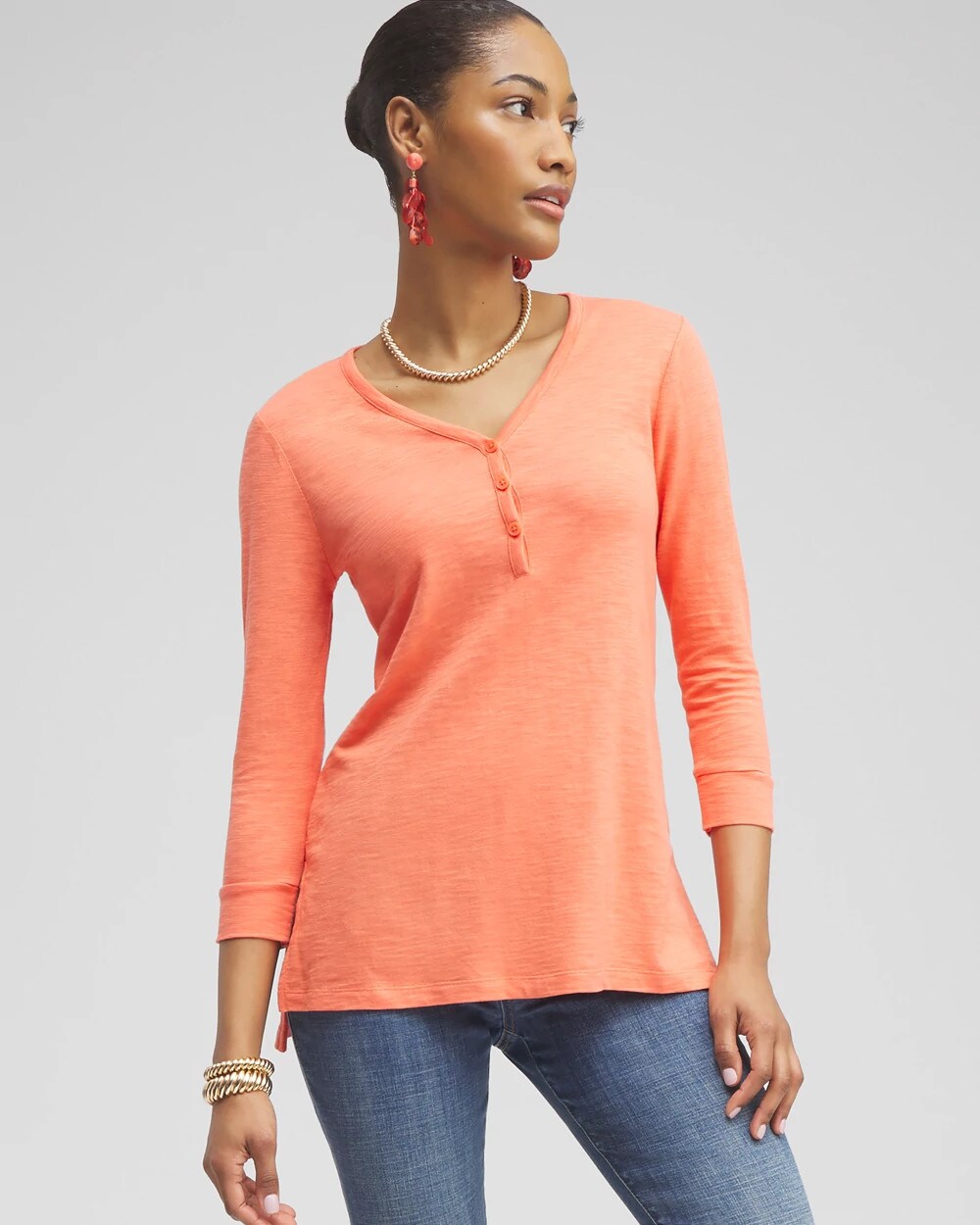 perfect henley tunic