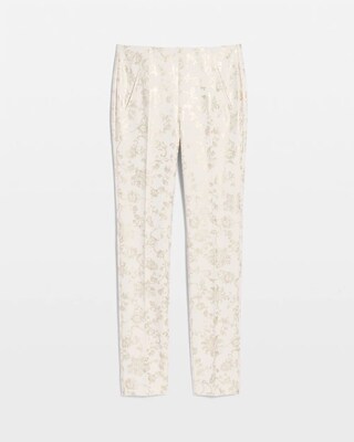 Juliet Foiled Ponte Pants