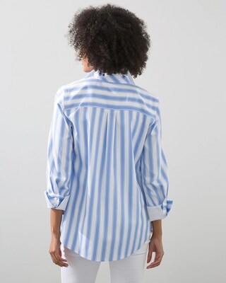 No-Iron Stretch Cool Stripe Shirt