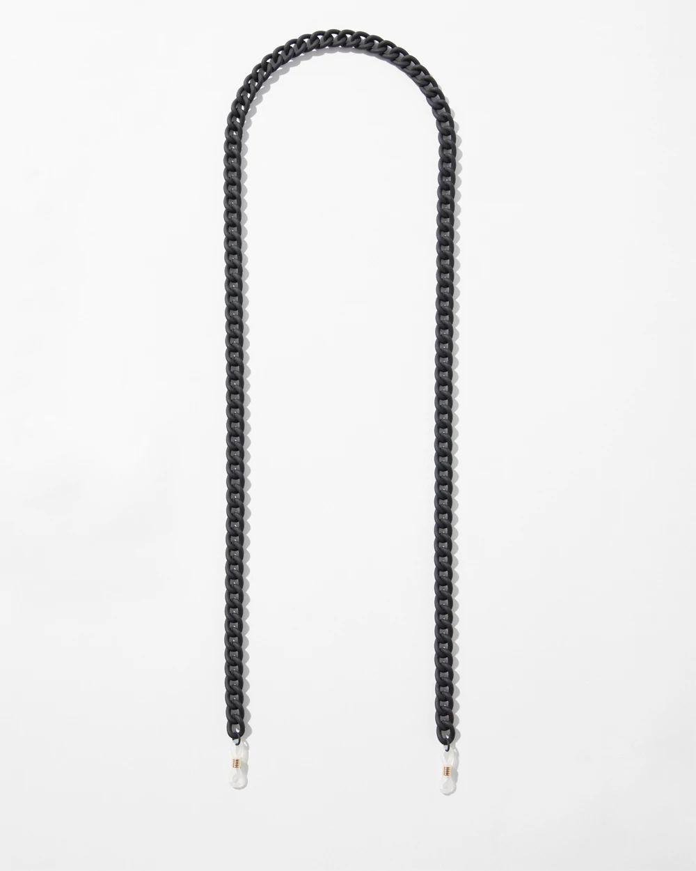 Matte Black Eyeglass Chain