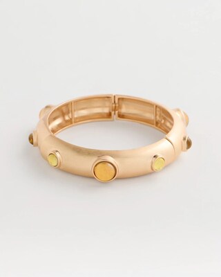 Multi-Colored Hinge Cuff Bracelet click to view larger image.