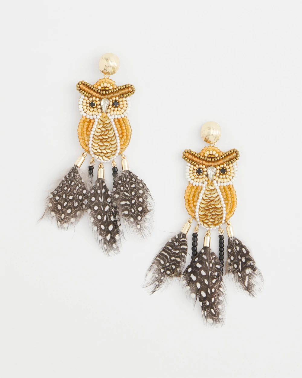 No Droop® Whimsical Owl Earrings