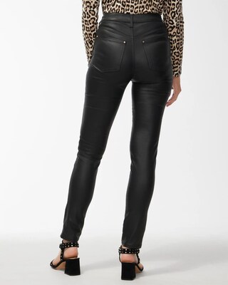 Coated Slim Jeans click to view larger image.
