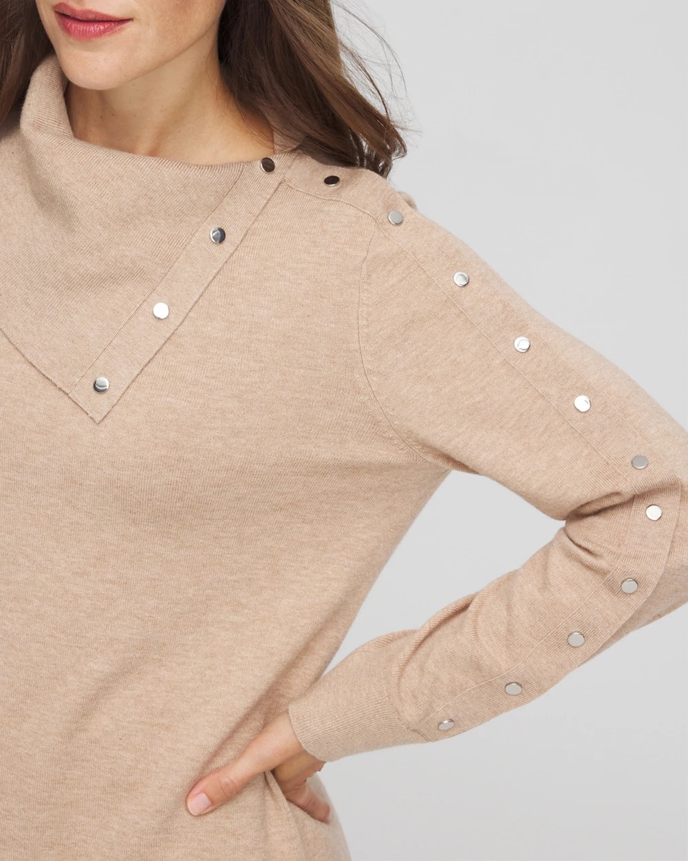 Zenergy® Luxe Envelope Neck Sweater