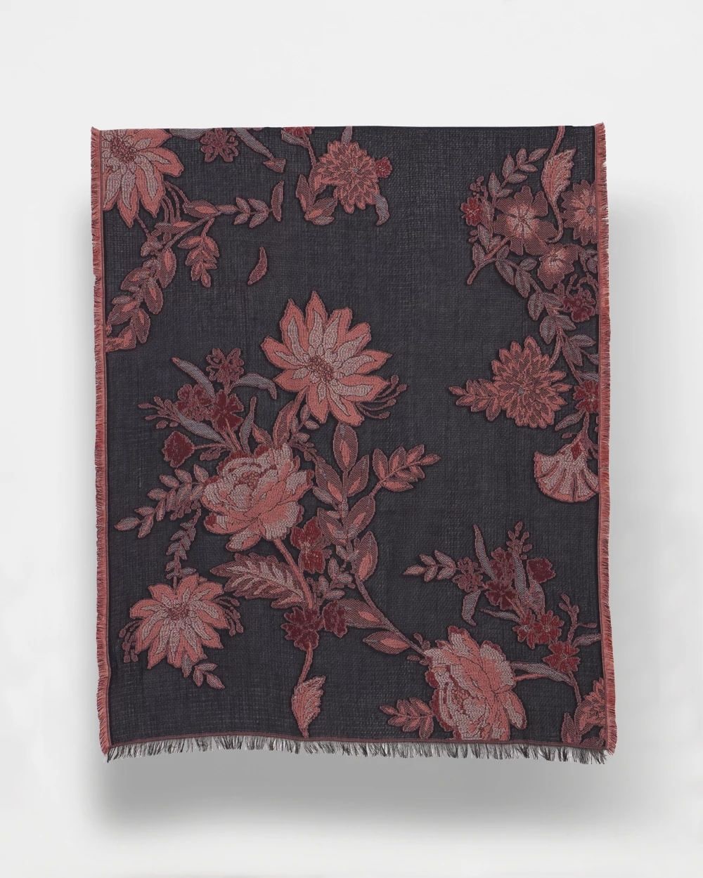 Cotton Jacquard Oblong Scarf