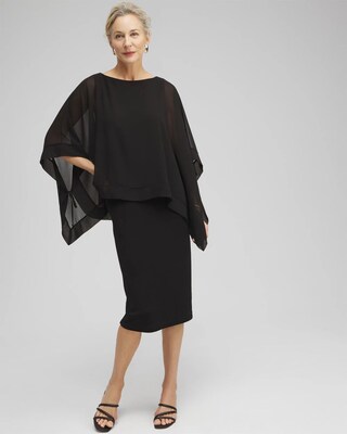 Travelers™ Chiffon Overlay Dress