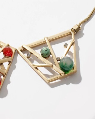 Beaded Bib Necklace