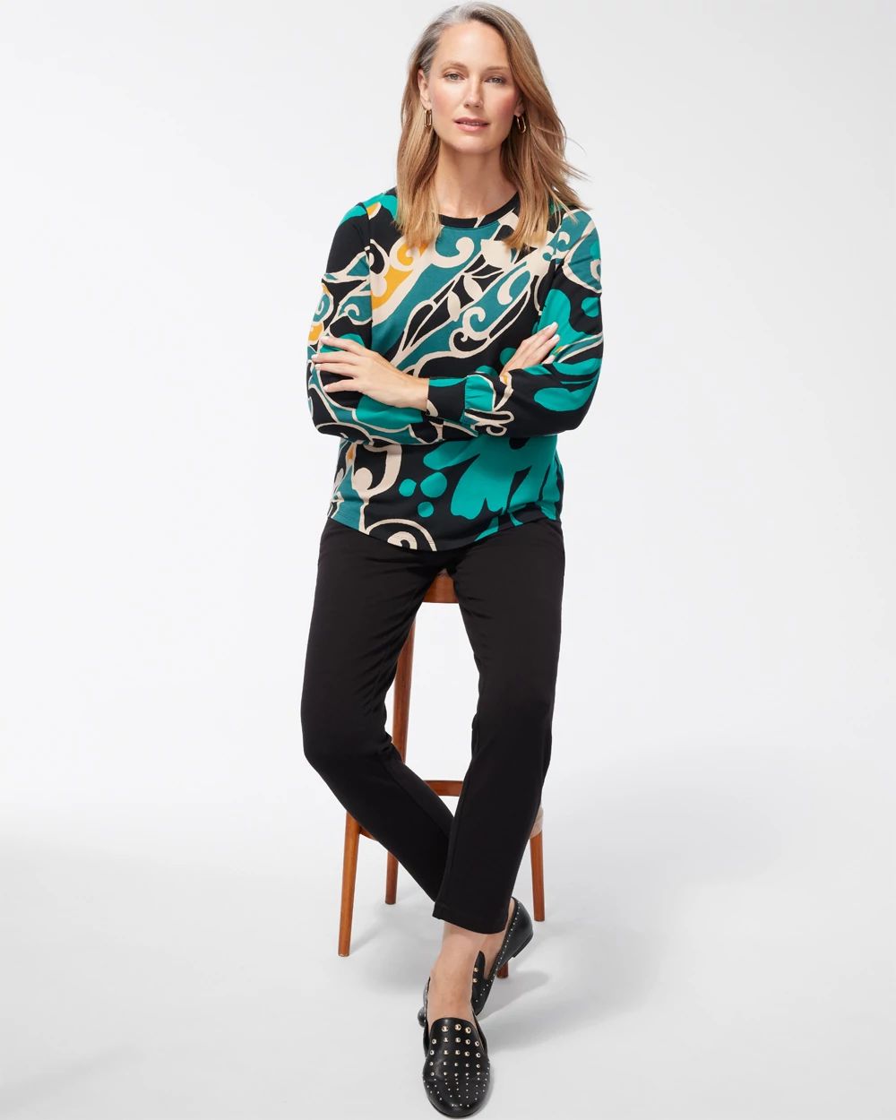Zenergy French Terry Scrolls Sweatshirt