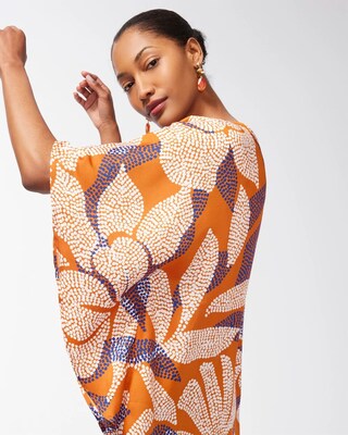Floral Chianti Poncho