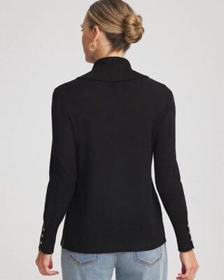 Cowlneck Long-Sleeved Sweater click to view larger image.