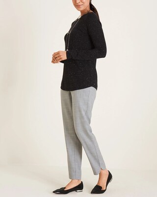 Dolphin-Hem Ankle Pants