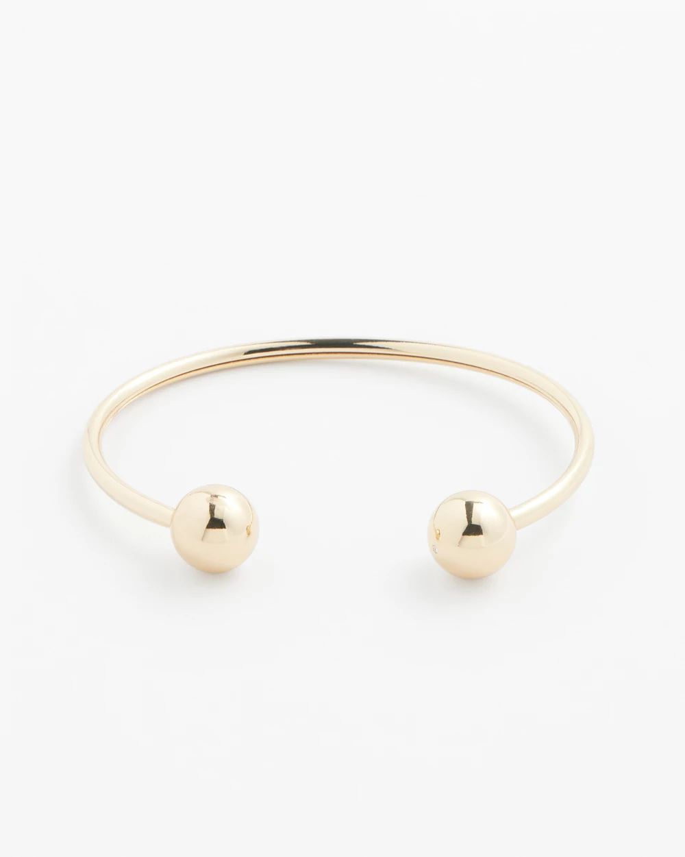 Gold Tone Flex Cuff Bracelet