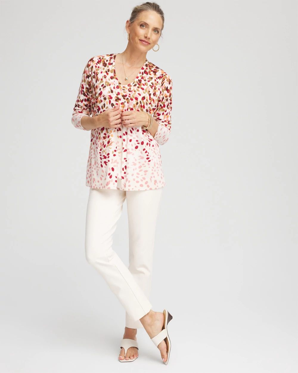 Juliet Ponte Trim Detail Ankle Pants
