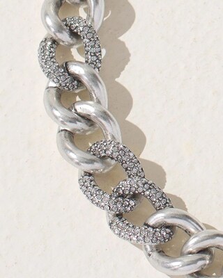 Silvertone Chain Necklace