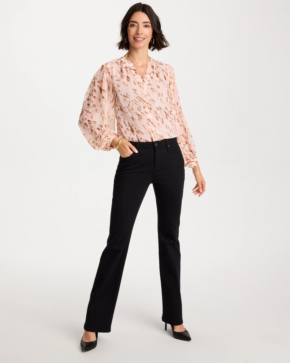 Georgette Soft Spots Blouse